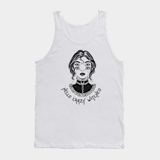 Hello Crazy Witches Tank Top